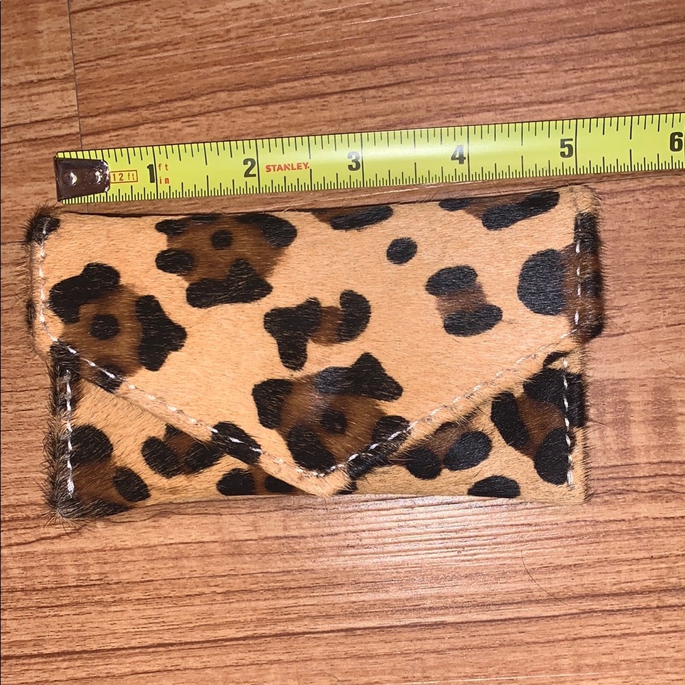 Leopard Print Card Holder